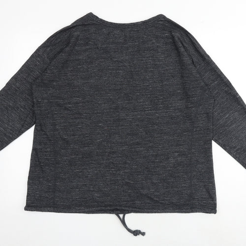 NEXT Womens Grey Polyester Pullover Sweatshirt Size 16 Pullover