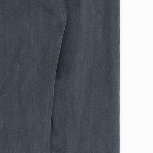 Topshop Womens Grey Cotton Skinny Jeans Size 26 in Slim Zip