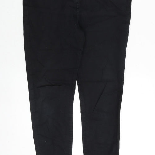 Paper + Stitch Womens Black Cotton Skinny Jeans Size 32 in Regular Zip