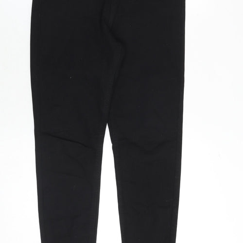 Marks and Spencer Womens Black Cotton Jegging Jeans Size 10 Regular