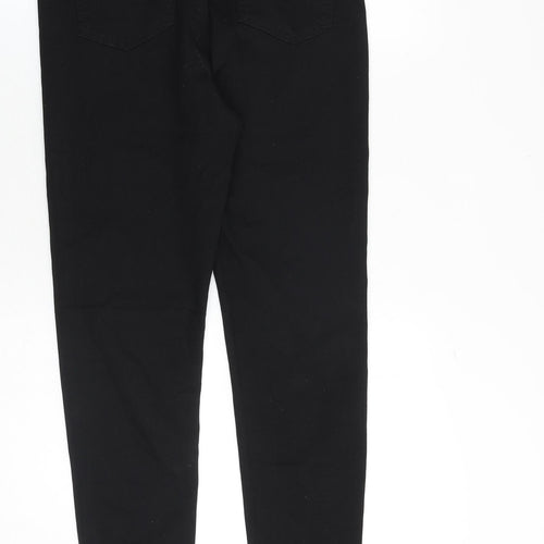 Marks and Spencer Womens Black Cotton Jegging Jeans Size 10 Regular
