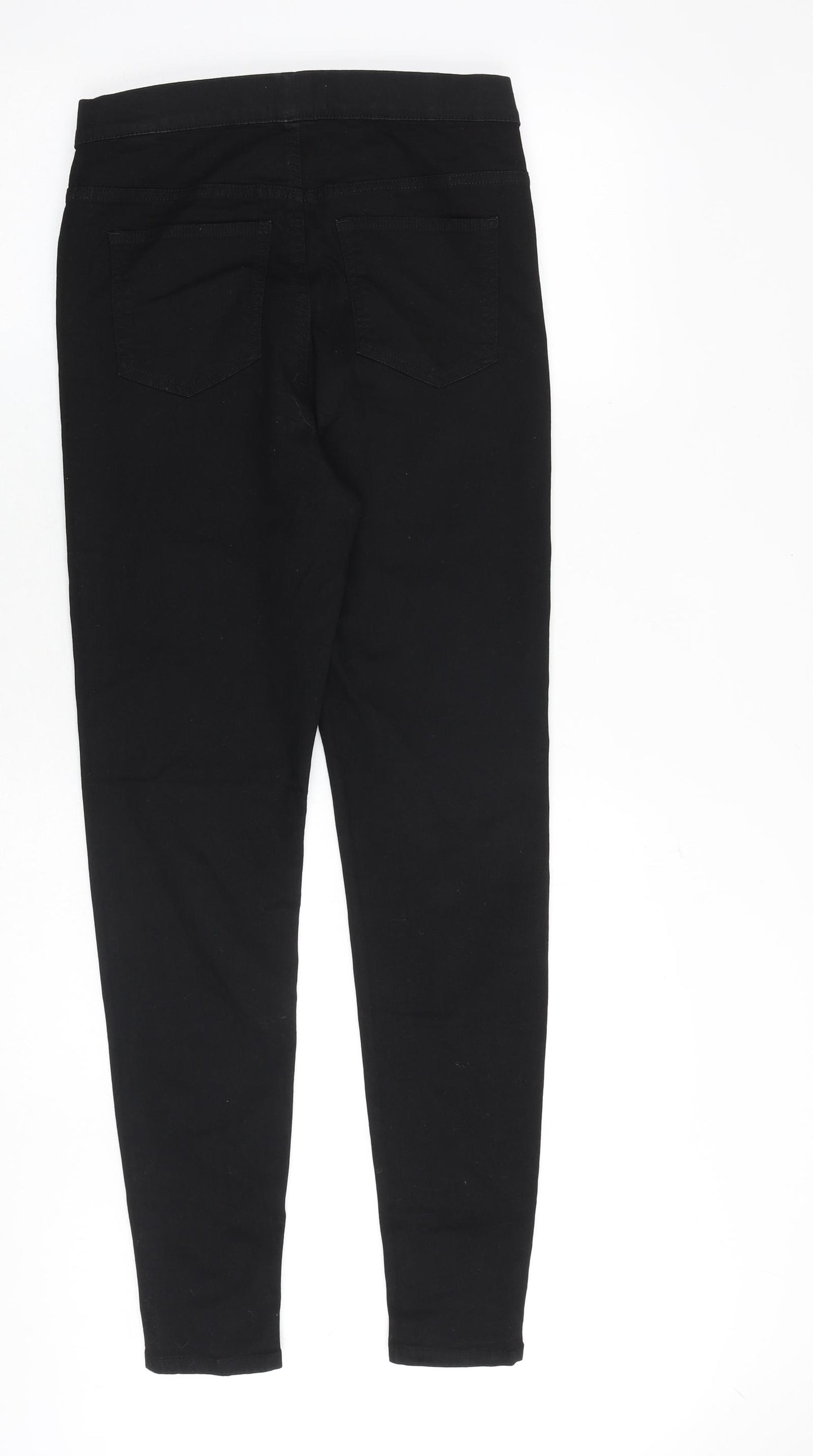 Marks and Spencer Womens Black Cotton Jegging Jeans Size 10 Regular