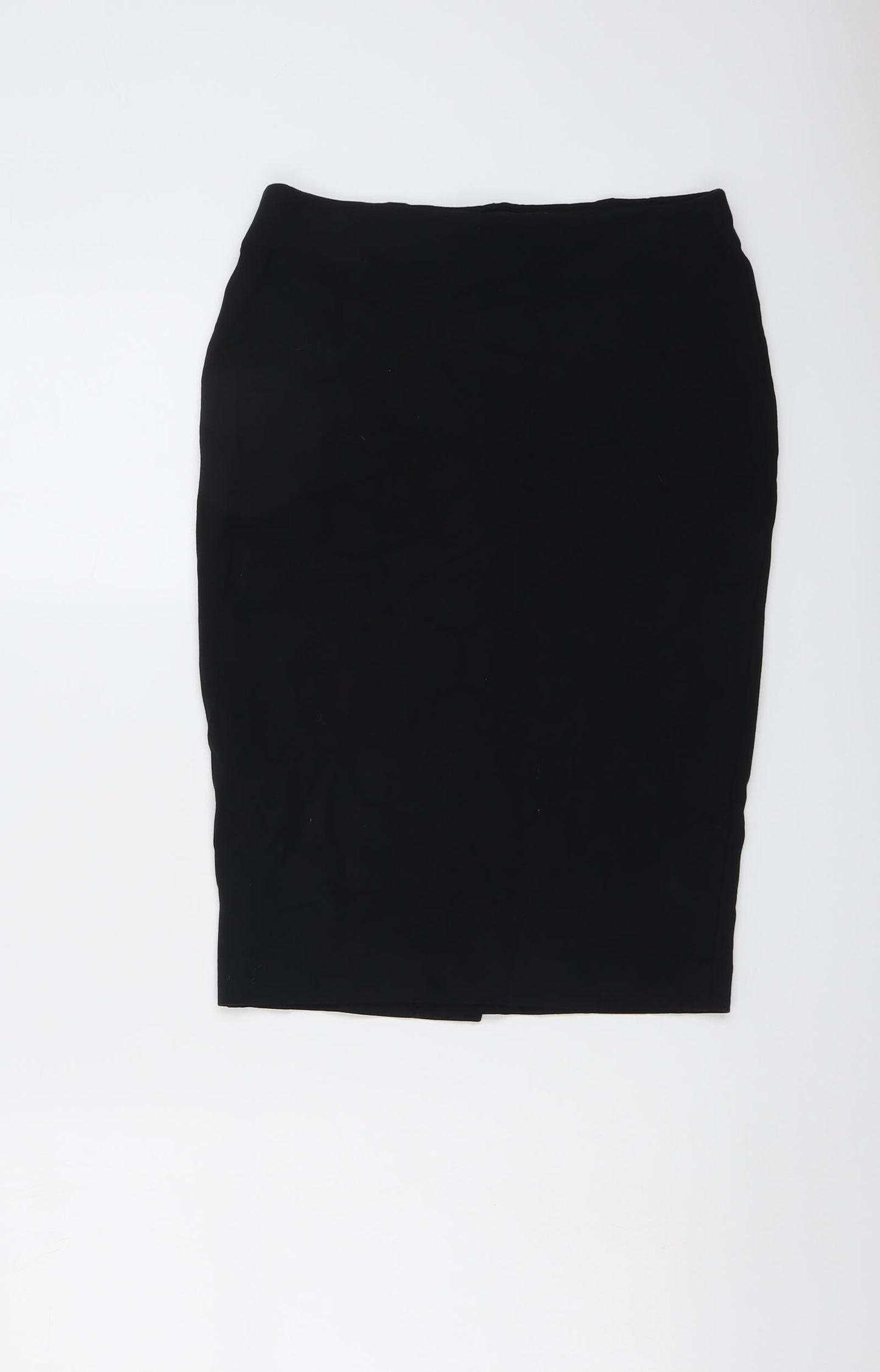 Marks and Spencer Womens Black Viscose Bandage Skirt Size 8
