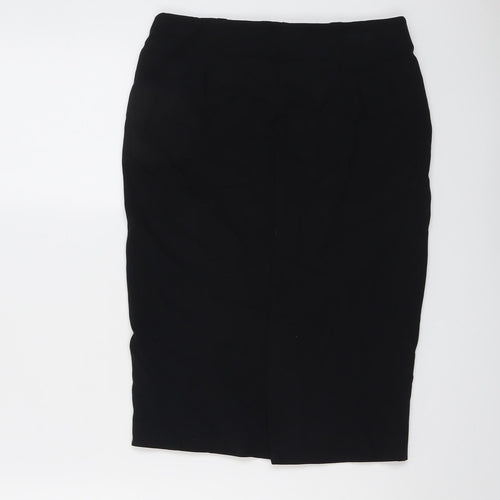 Marks and Spencer Womens Black Viscose Bandage Skirt Size 8
