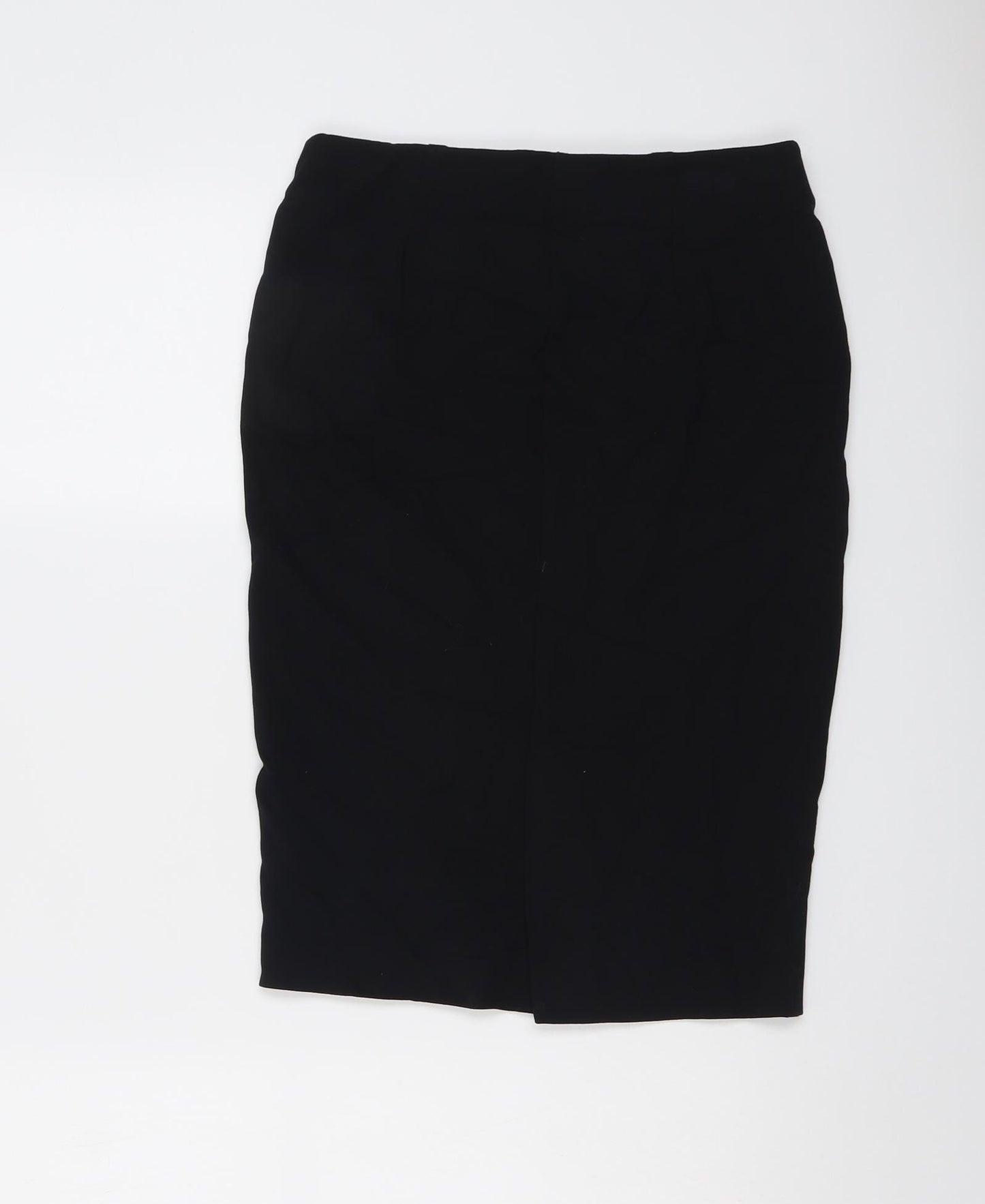 Marks and Spencer Womens Black Viscose Bandage Skirt Size 8