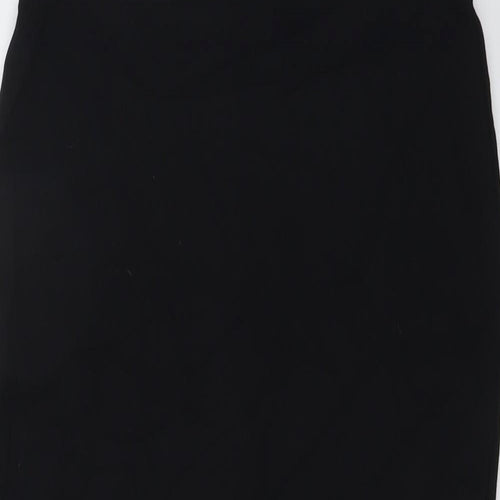 Marks and Spencer Womens Black Viscose Bandage Skirt Size 8