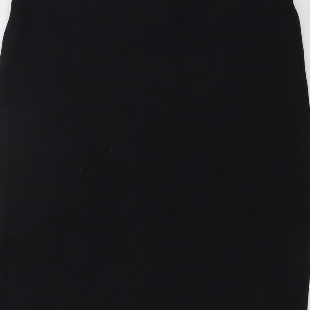 Marks and Spencer Womens Black Viscose Bandage Skirt Size 8