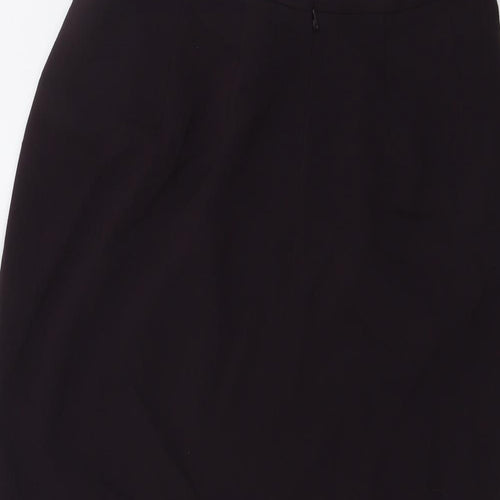 Country Casuals Womens Purple Acetate Straight & Pencil Skirt Size 10 Zip - Lace Detail
