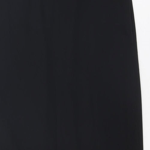 Boden Womens Black Polyester Straight & Pencil Skirt Size 8 Zip