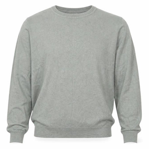 John Lewis Mens Green Round Neck Cotton Pullover Jumper Size M Long Sleeve