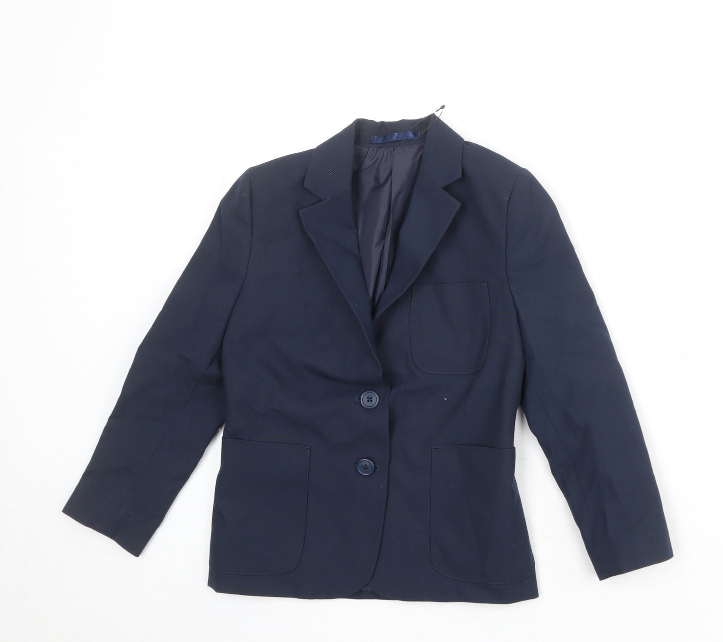 Marks and Spencer Boys Blue Jacket Blazer Size 6-7 Years Button