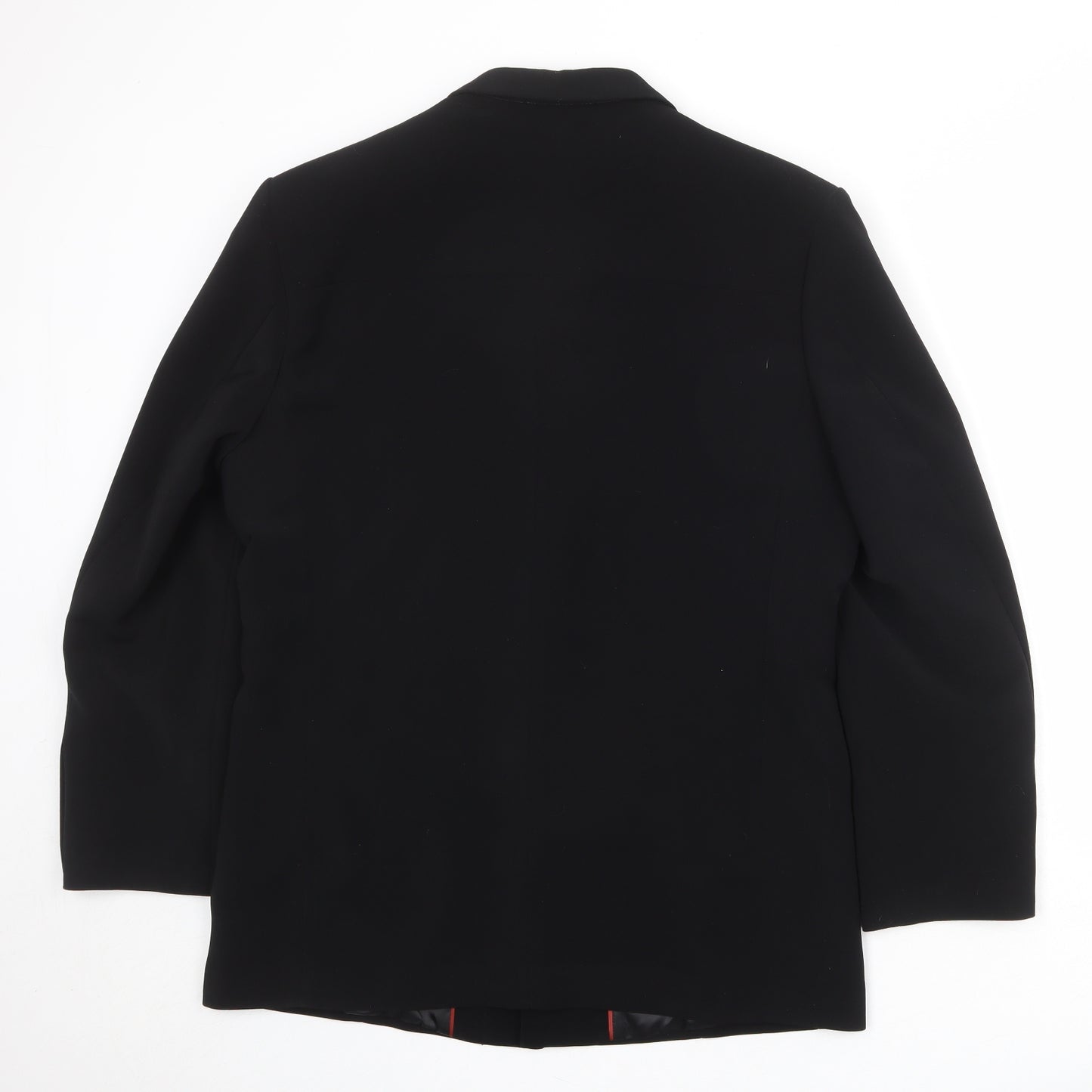 Device Mens Black Polyester Jacket Blazer Size 40 Regular - Open