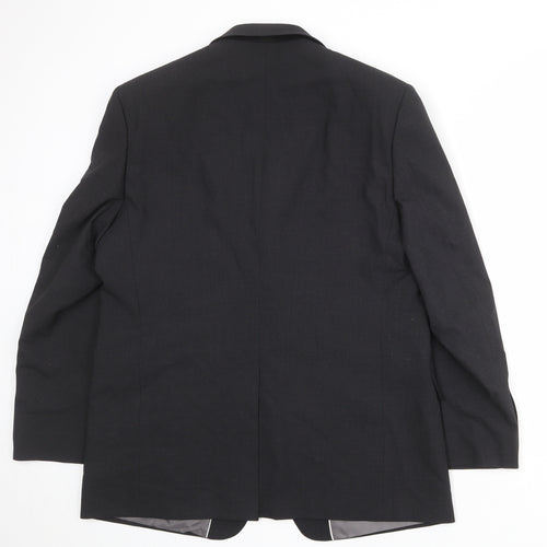 Marks and Spencer Mens Grey Polyester Jacket Suit Jacket Size 44 Regular