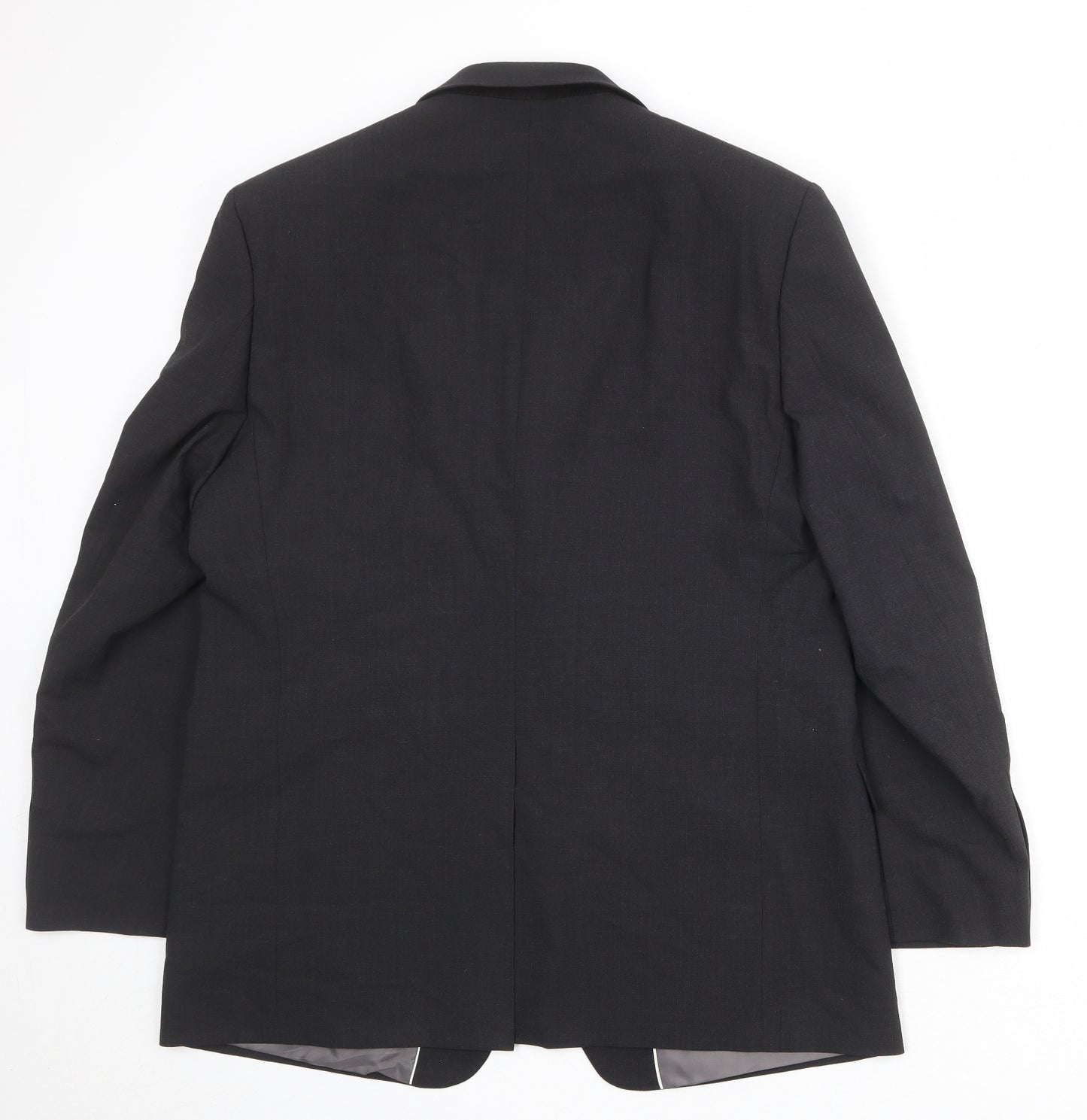 Marks and Spencer Mens Grey Polyester Jacket Suit Jacket Size 44 Regular