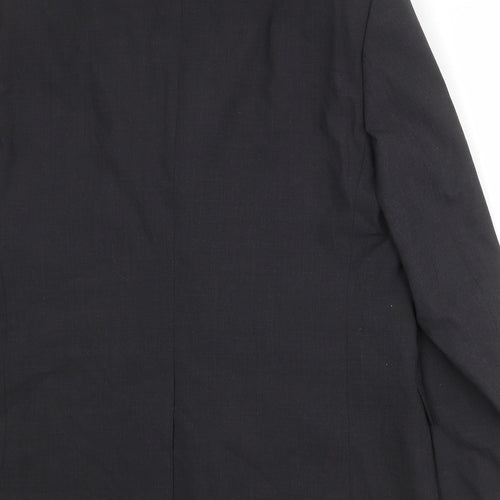 Marks and Spencer Mens Grey Polyester Jacket Suit Jacket Size 44 Regular