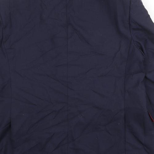 Marks and Spencer Mens Blue Wool Jacket Suit Jacket Size 44 Regular