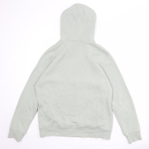 H&M Womens Green Cotton Pullover Hoodie Size M Pullover