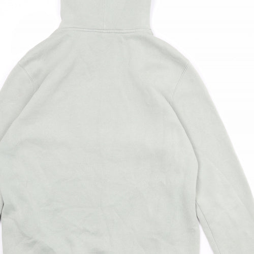 H&M Womens Green Cotton Pullover Hoodie Size M Pullover