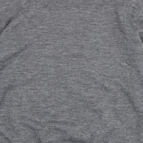 Cutter & Buck Mens Grey Wool Pullover Sweatshirt Size L