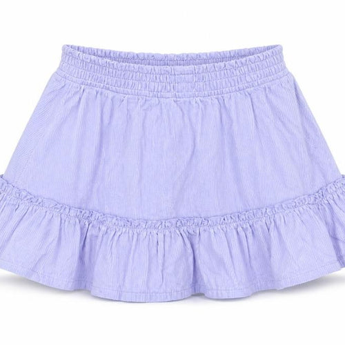 Marks and Spencer Girls Purple Cotton A-Line Skirt Size 2-3 Years Regular Pull On