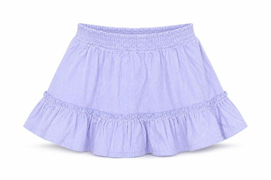 Marks and Spencer Girls Purple Cotton A-Line Skirt Size 2-3 Years Regular Pull On
