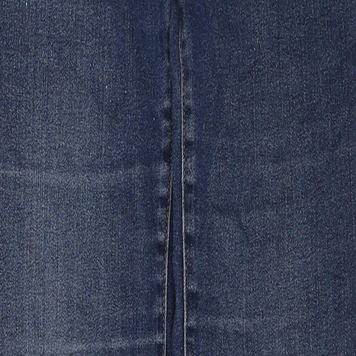 Gap Womens Blue Cotton Straight Jeans Size 8 Regular Zip