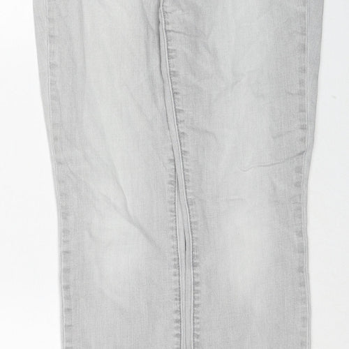 Gap Womens Grey Cotton Skinny Jeans Size 26 Regular Zip
