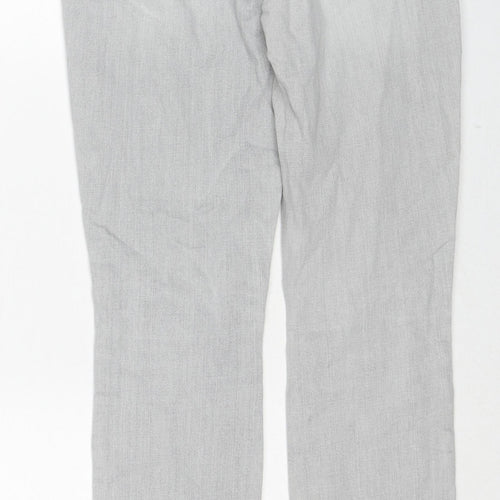Gap Womens Grey Cotton Skinny Jeans Size 26 Regular Zip