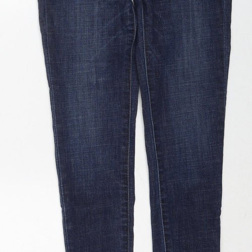 Gap Womens Blue Cotton Skinny Jeans Size 25 in Regular Zip