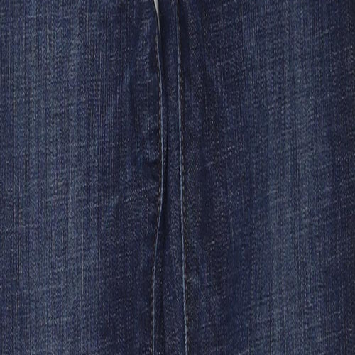 Gap Womens Blue Cotton Skinny Jeans Size 25 in Regular Zip