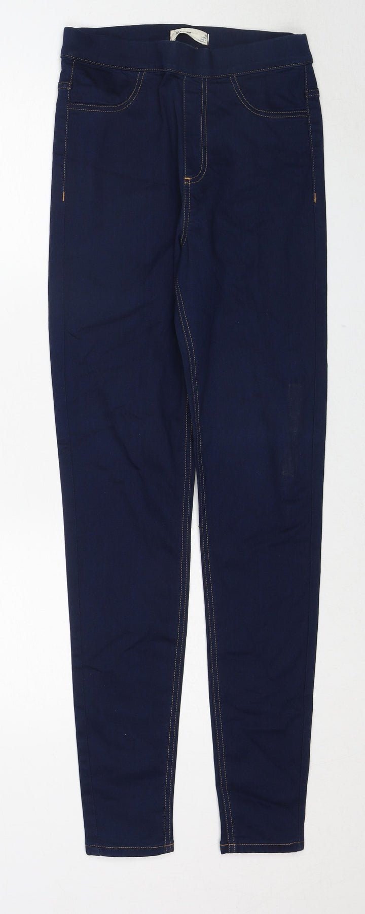 Marks and Spencer Womens Blue Cotton Jegging Jeans Size 8 Regular