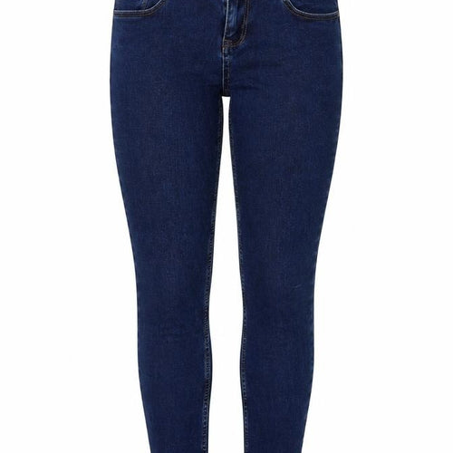 New Look Womens Blue Cotton Skinny Jeans Size 8 Regular Zip