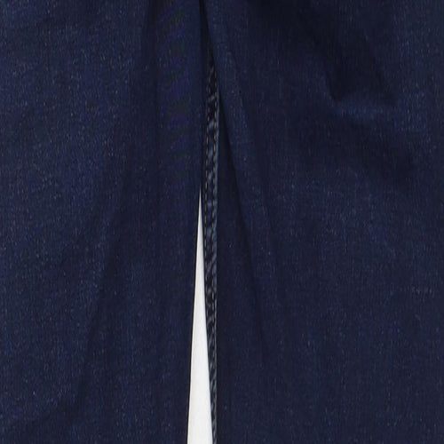 New Look Womens Blue Cotton Skinny Jeans Size 8 Regular Zip