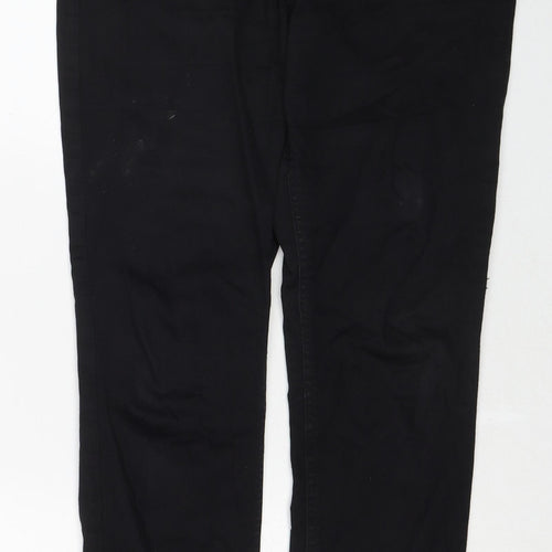 H&M Womens Black Cotton Skinny Jeans Size 29 in Regular Zip