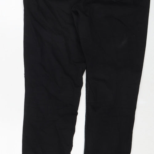 H&M Womens Black Cotton Skinny Jeans Size 29 in Regular Zip