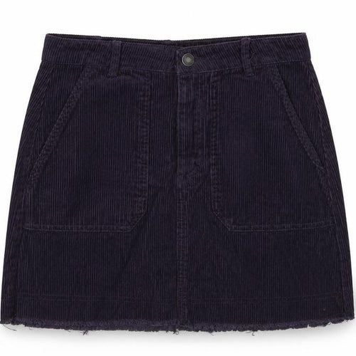 Stradivarius Womens Purple Cotton A-Line Skirt Size 10 Zip