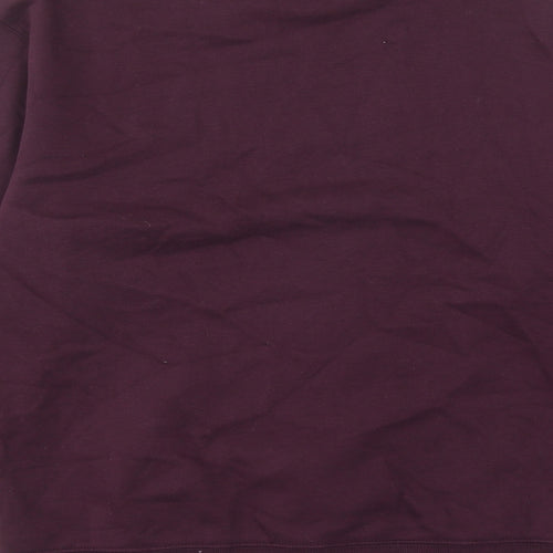 Marks and Spencer Womens Red Cotton Pullover Sweatshirt Size XS Pullover
