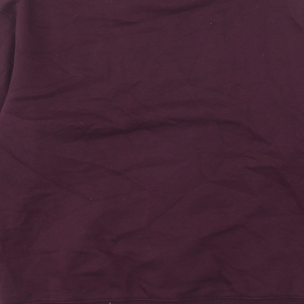 Marks and Spencer Womens Red Cotton Pullover Sweatshirt Size XS Pullover