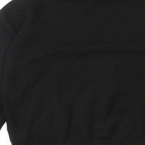 Marks and Spencer Womens Black Roll Neck Polyester Pullover Jumper Size S