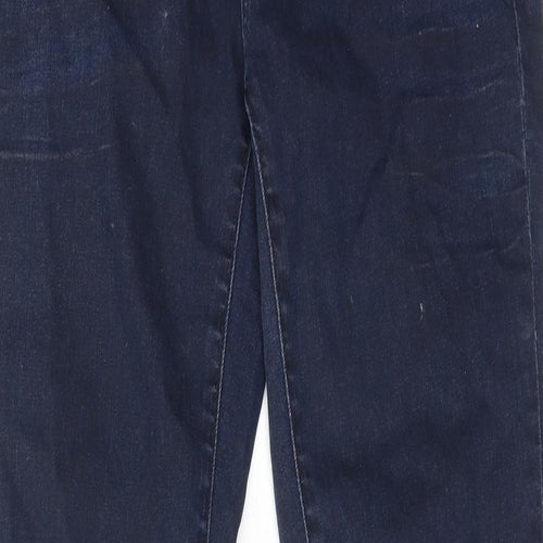 White Stuff Womens Blue Cotton Skinny Jeans Size 8 Regular Zip
