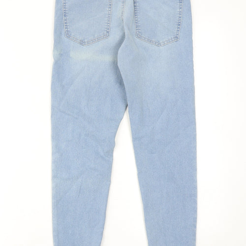 Marks and Spencer Womens Blue Cotton Jegging Jeans Size 10 Regular