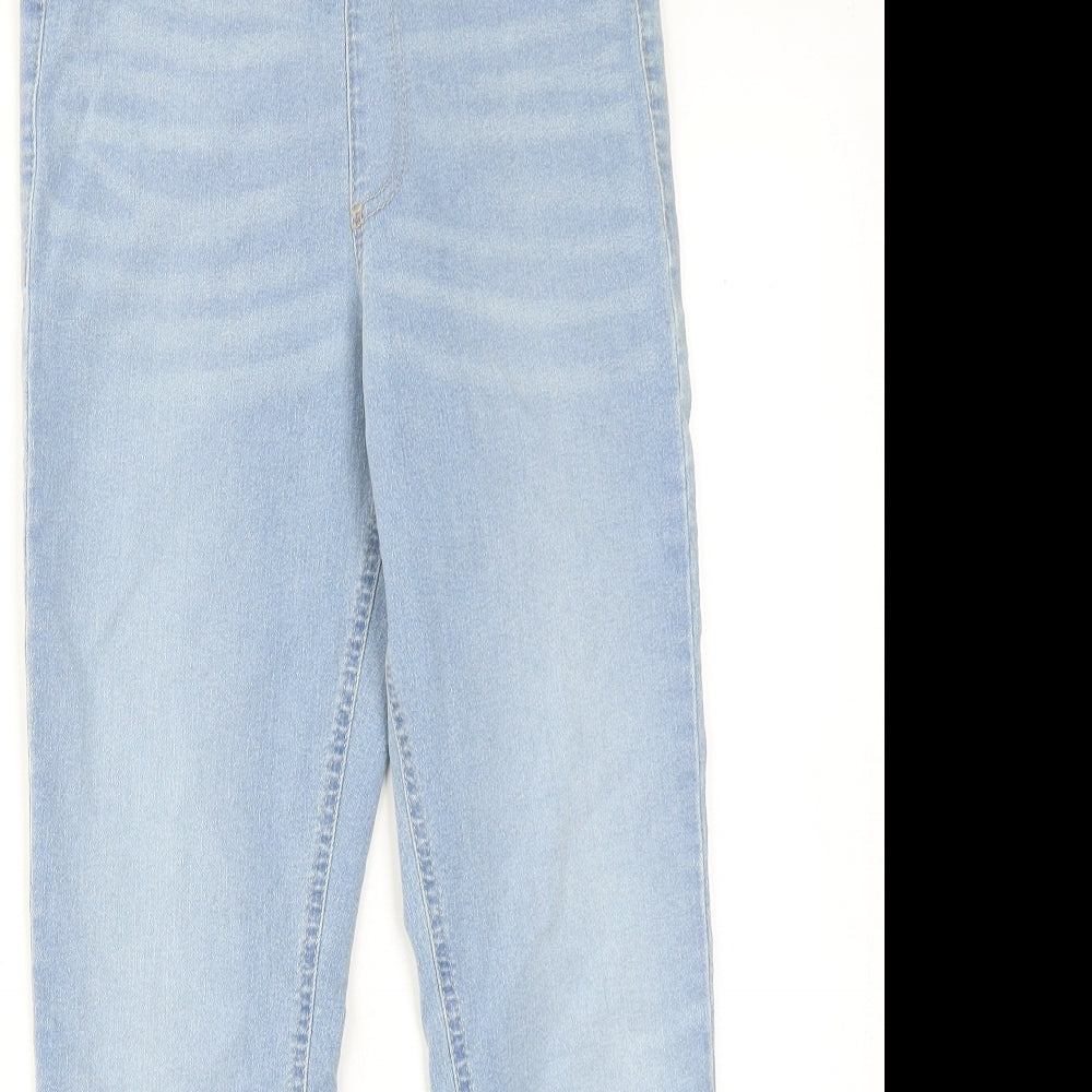 Marks and Spencer Womens Blue Cotton Jegging Jeans Size 10 Regular