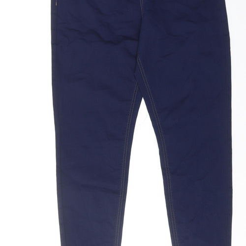 Marks and Spencer Womens Blue Cotton Jegging Jeans Size 12 Regular