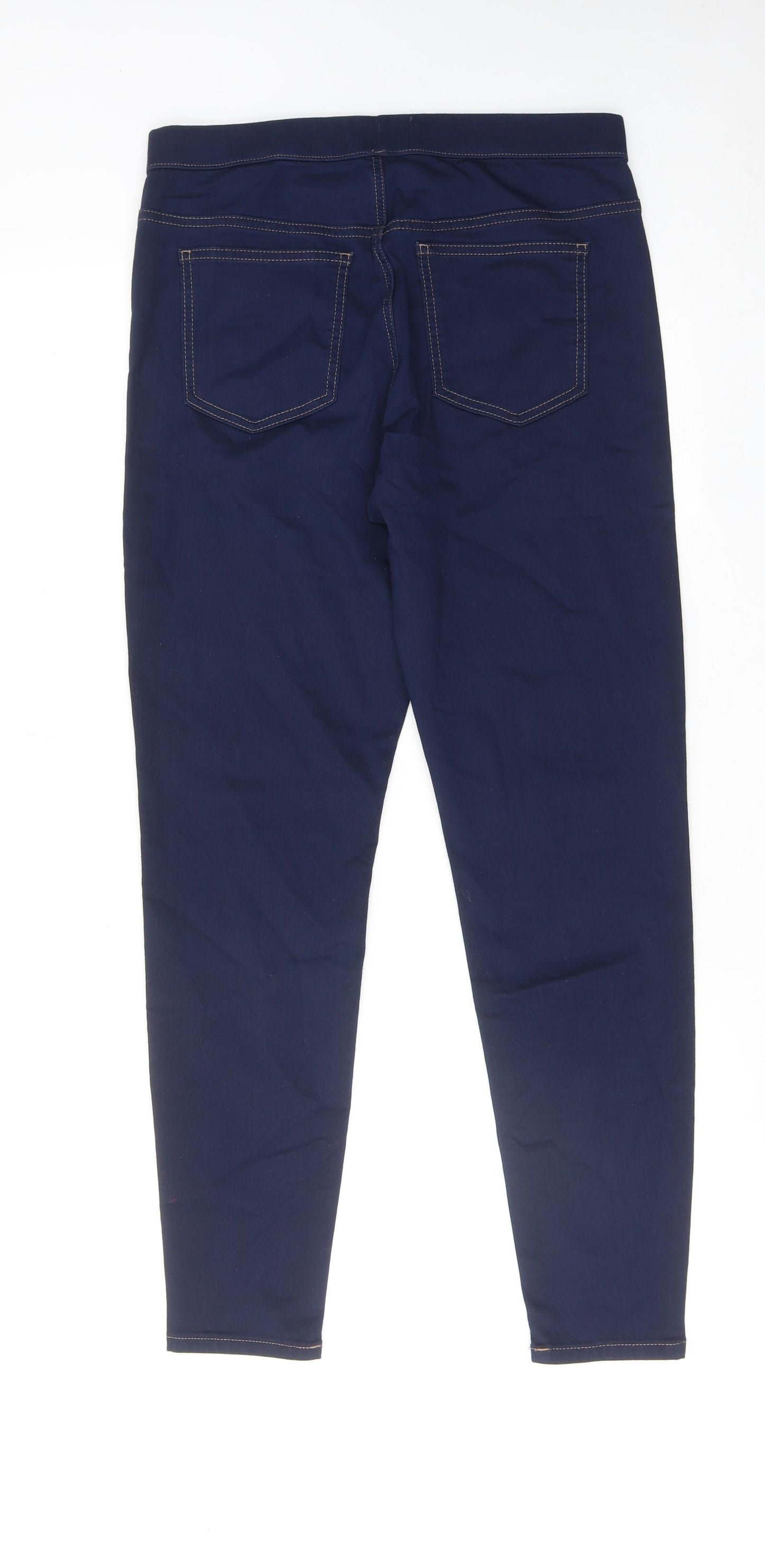 Marks and Spencer Womens Blue Cotton Jegging Jeans Size 12 Regular