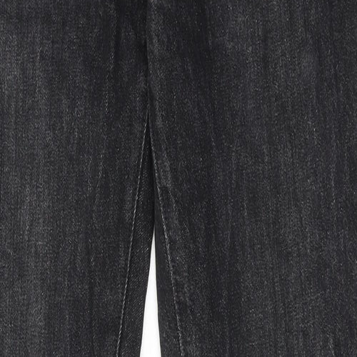 Levi's Mens Black Cotton Straight Jeans Size 32 in L30 in Regular Zip