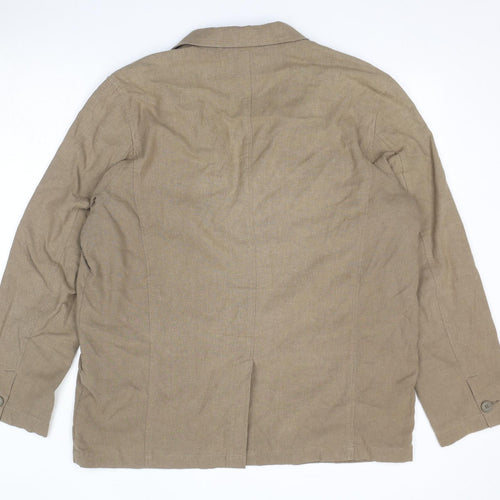 Rohan Mens Beige Jacket Blazer Size 46 Button