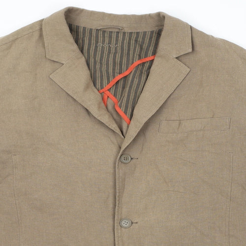 Rohan Mens Beige Jacket Blazer Size 46 Button