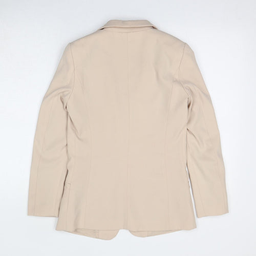 H&M Womens Ivory Jacket Blazer Size S