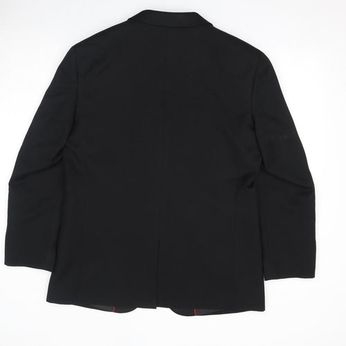 Taylor & Wright Mens Black Polyester Tuxedo Suit Size 40 Regular
