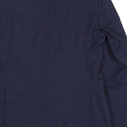Marks and Spencer Mens Blue Polyester Jacket Suit Jacket Size 40 Regular